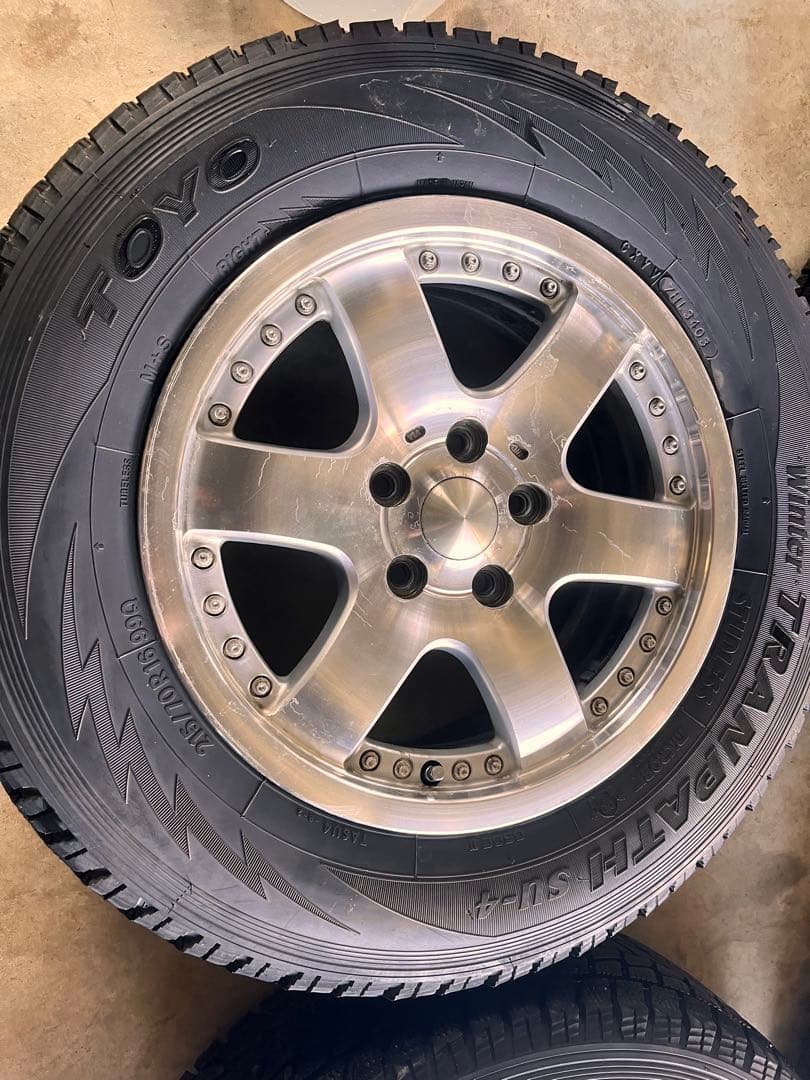 【h.o0328】トーヨー　トランパス　スタッドレス　215/70R16