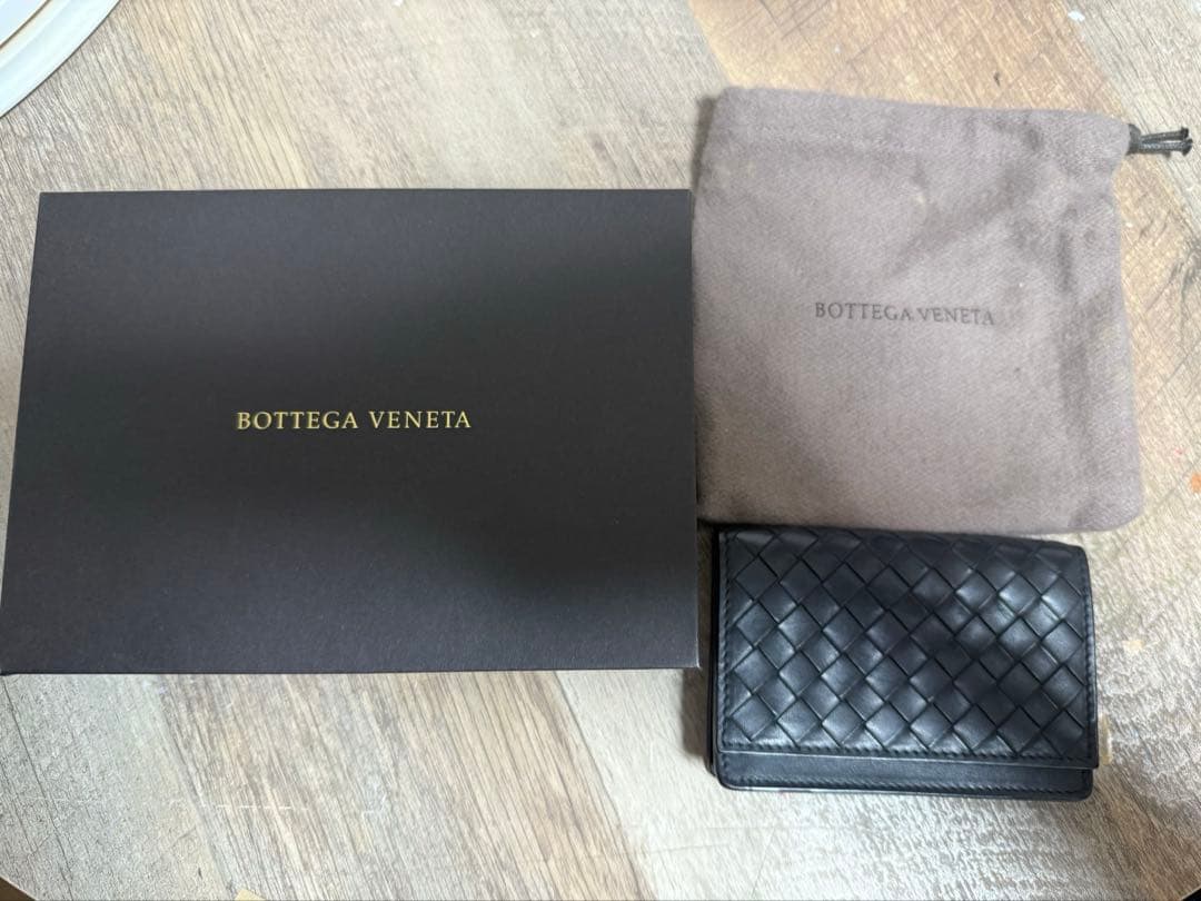 ボッテガヴェネタ　VINTAGE BOTTEGA 名刺入れ　黒　ブラック