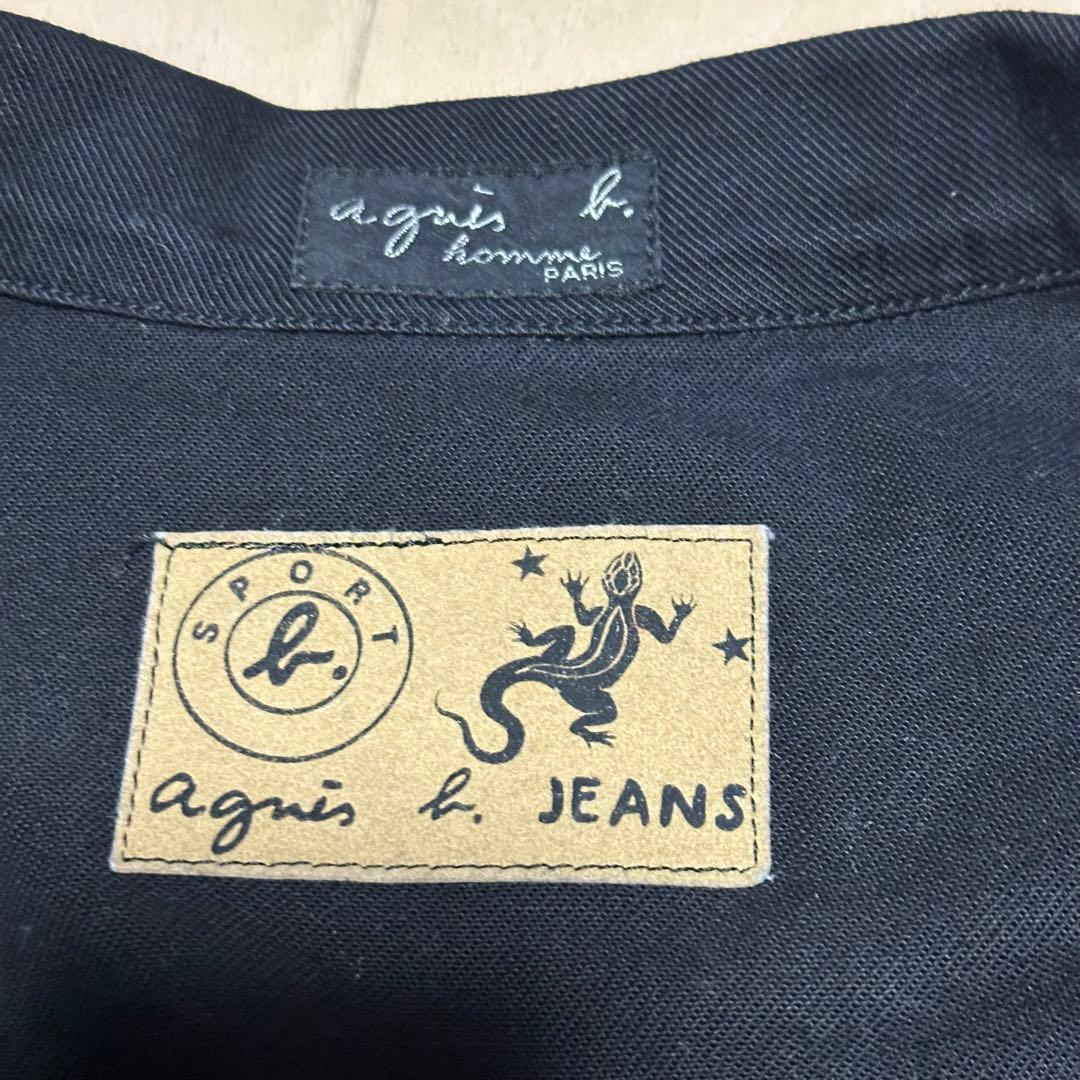 アニエスベー トラッカージャケット 1 フランス製 黒 デニム