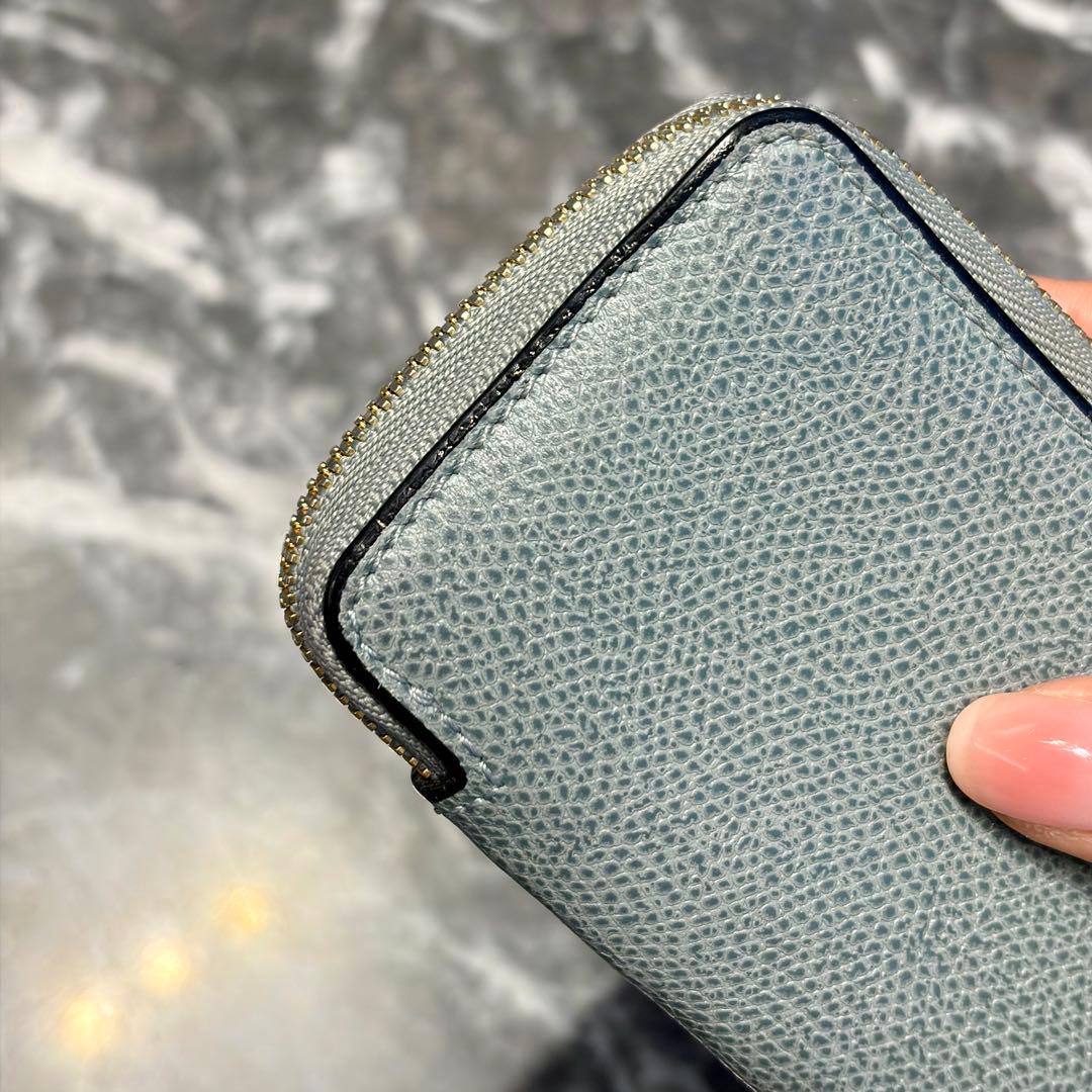 ⬛︎Valextra⬛︎ラウンドジップ ミニ ウォレット