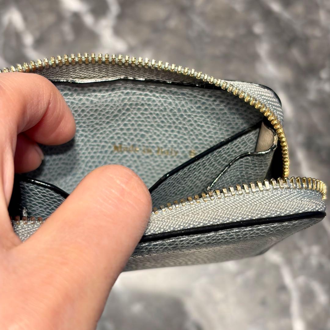 ⬛︎Valextra⬛︎ラウンドジップ ミニ ウォレット