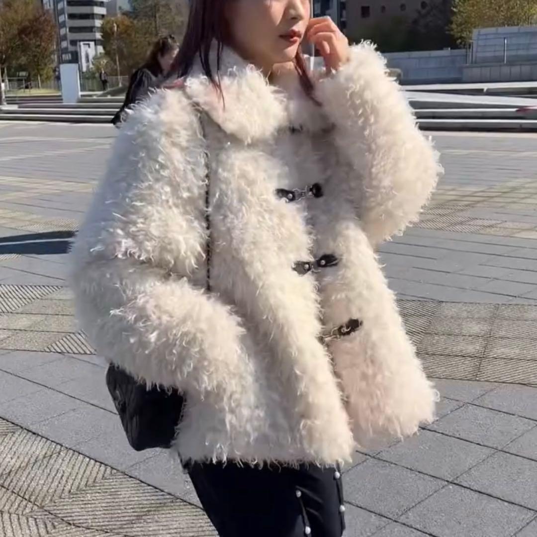 JUMELLE ジュメロ プードルビットコート ダッフルコート ファー