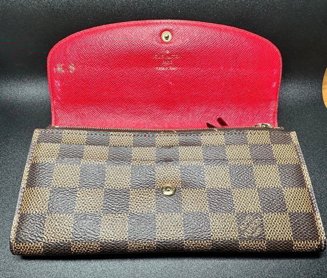 LOUIS VUITTON ポルトフォイユ・エミリーN63544 K.S刻印あり
