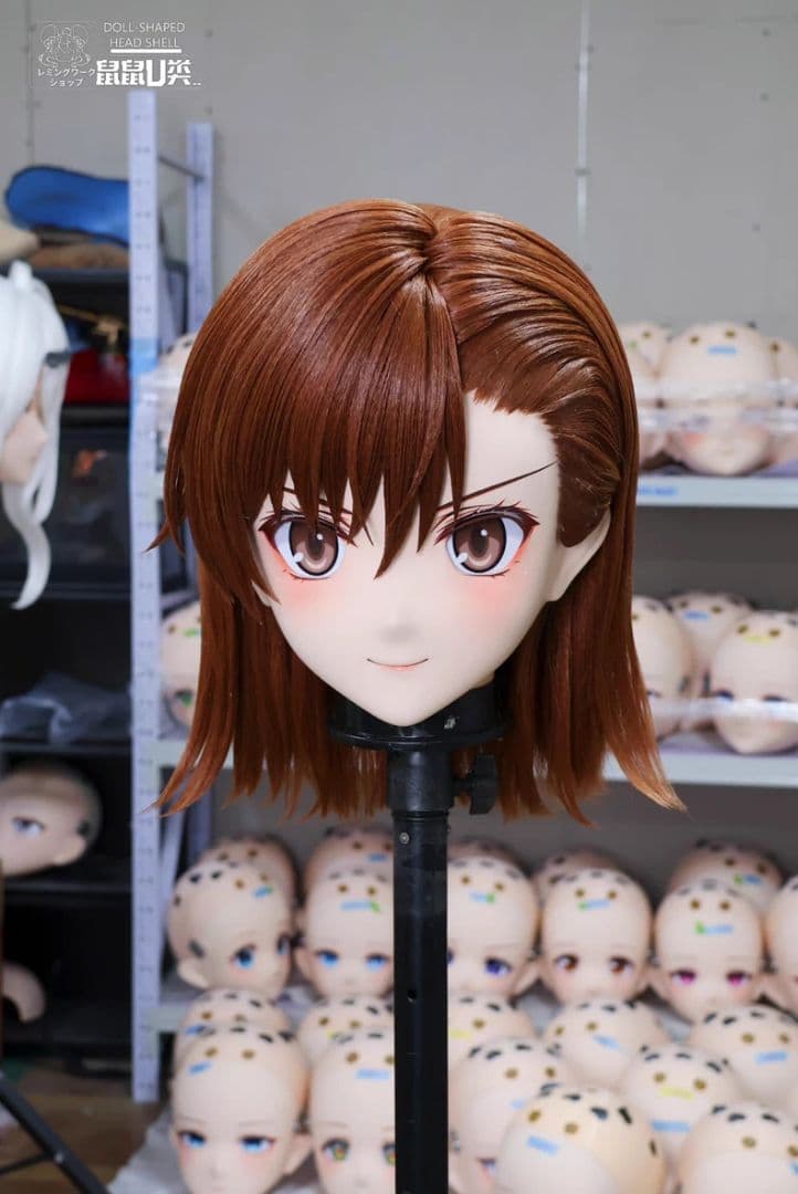 キグルミ 御坂美琴 全頭ヘッド コスプレマスク 特撮質感 オーダーメイド