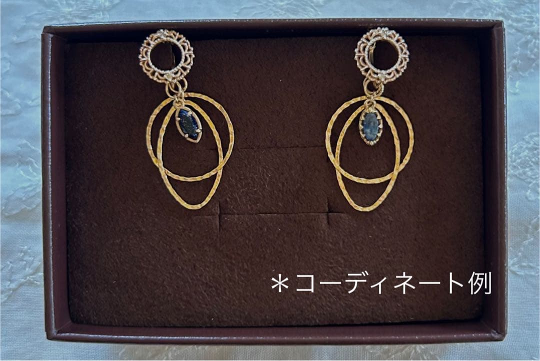 完売品 agete アガット K10 ピアスチャーム イエローゴールド