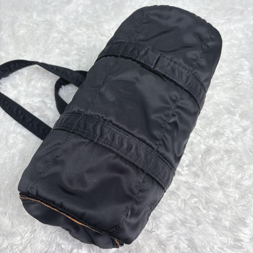 PORTER タンカー ミニボストン S ブラック ナイロン