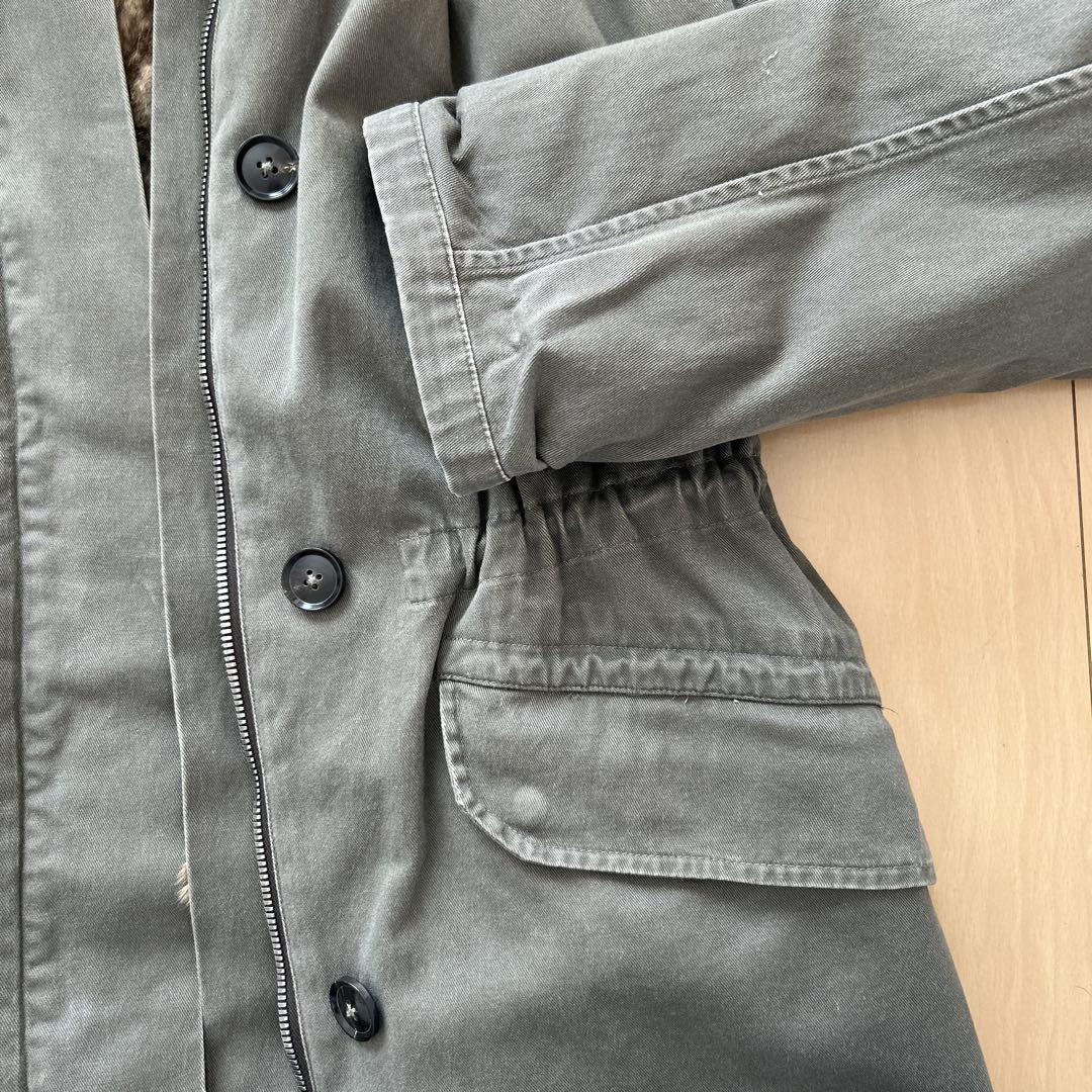 YVES SALOMON モッズコート　リアルファー