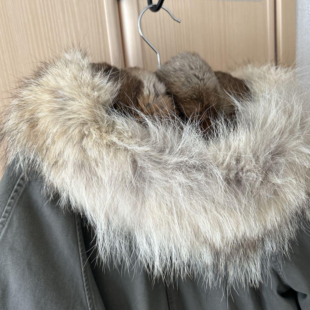 YVES SALOMON モッズコート　リアルファー