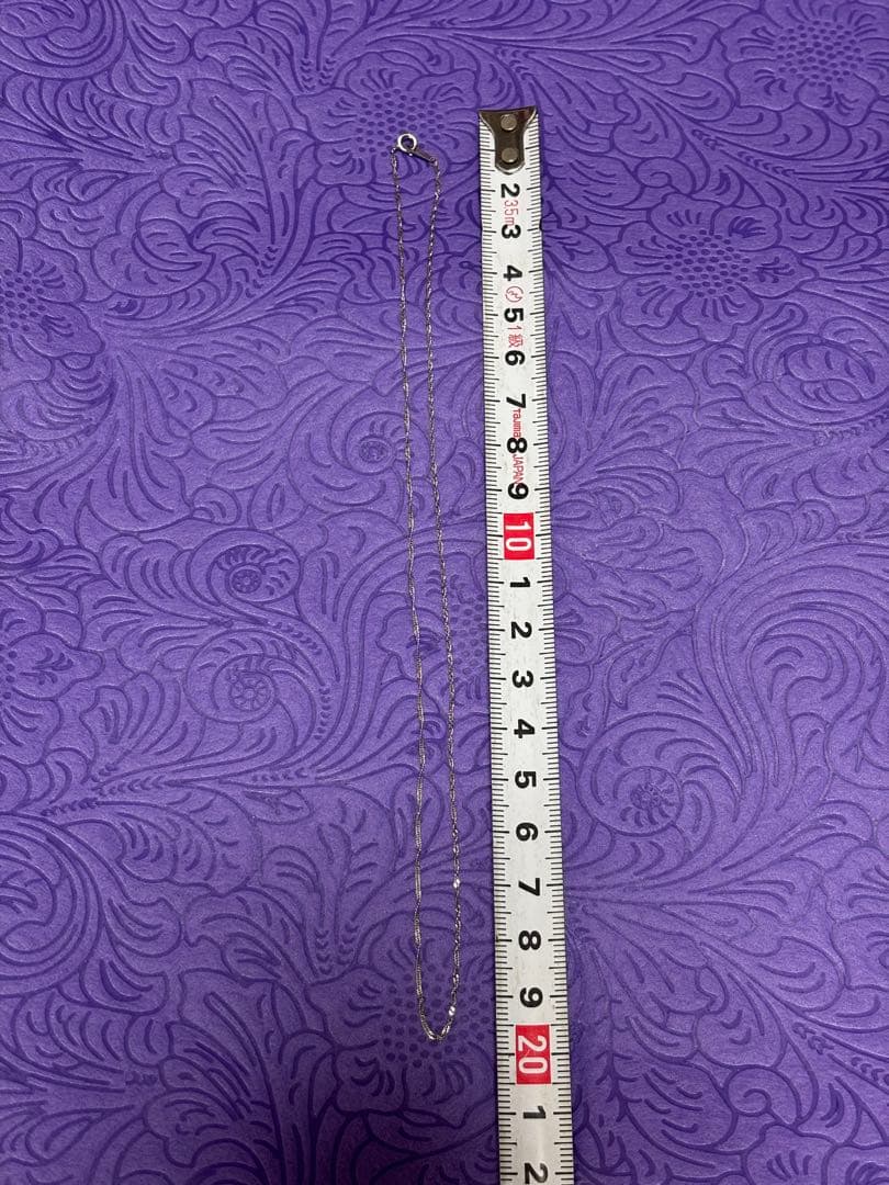 イタリア製　18Kホワイトゴールド ネックレス