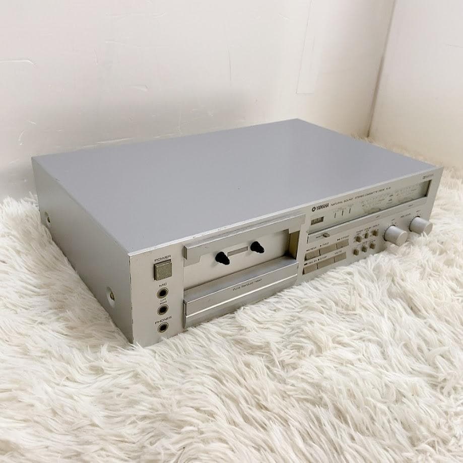 ヤマハ YAMAHA K-8 カセットデッキ 当時物 ナチュラルサウンド 希少