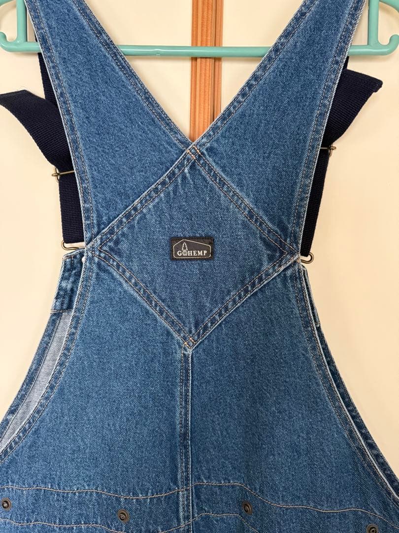ゴーヘンプ デニムオーバーオール