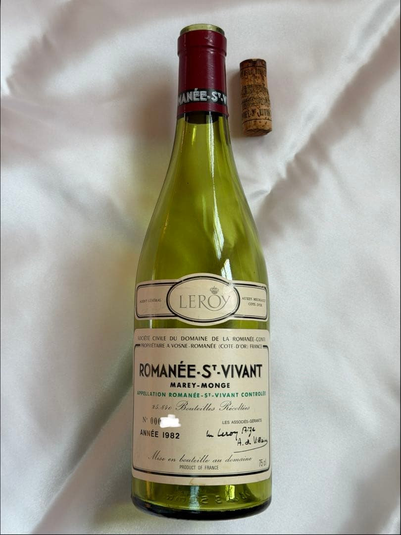 DRC ロマネサンヴィバン 1982空ボトル