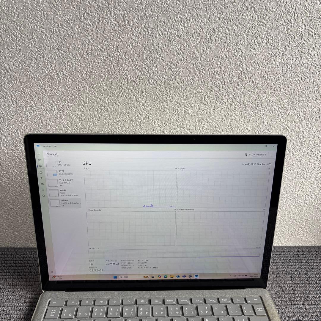 Windowsタブレット本体 Microsoft Surface Laptop 2 i5-8250U