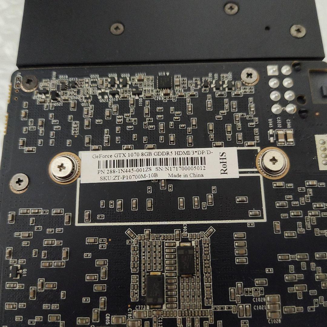 GeForce GTX 1070 8GB 1660SUPER相当品