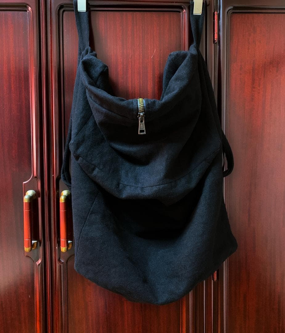 希少 ANN DEMEULEMEESTER ボストンバッグ ANN本人期 黒