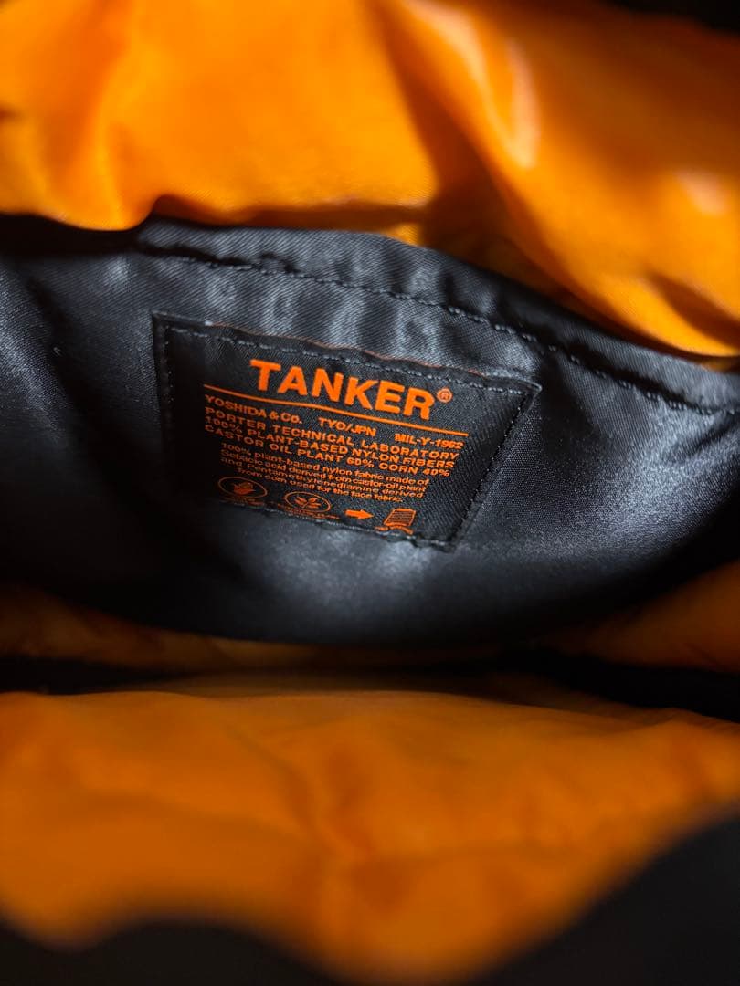 PORTER TANKER バーティカルバッグ ブラック 622-27845