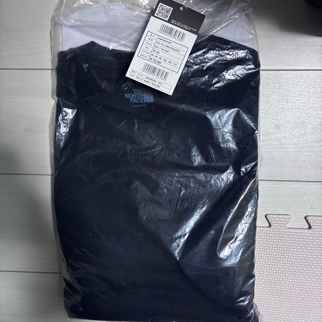 ノースフェイス GO-TO SWEATSHIRTS スウェット ロゴ刺繍 M