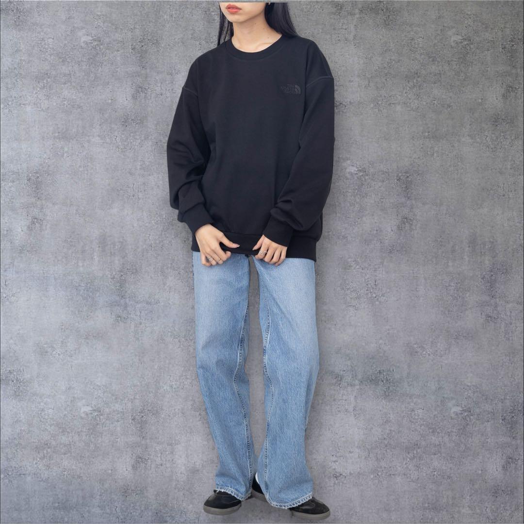 ノースフェイス GO-TO SWEATSHIRTS スウェット ロゴ刺繍 M