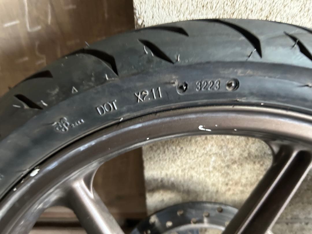 ns1 ホイール　タイヤ溝あり　前後セット　引き取り可能　ns-1