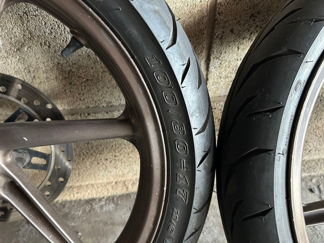 ns1 ホイール　タイヤ溝あり　前後セット　引き取り可能　ns-1