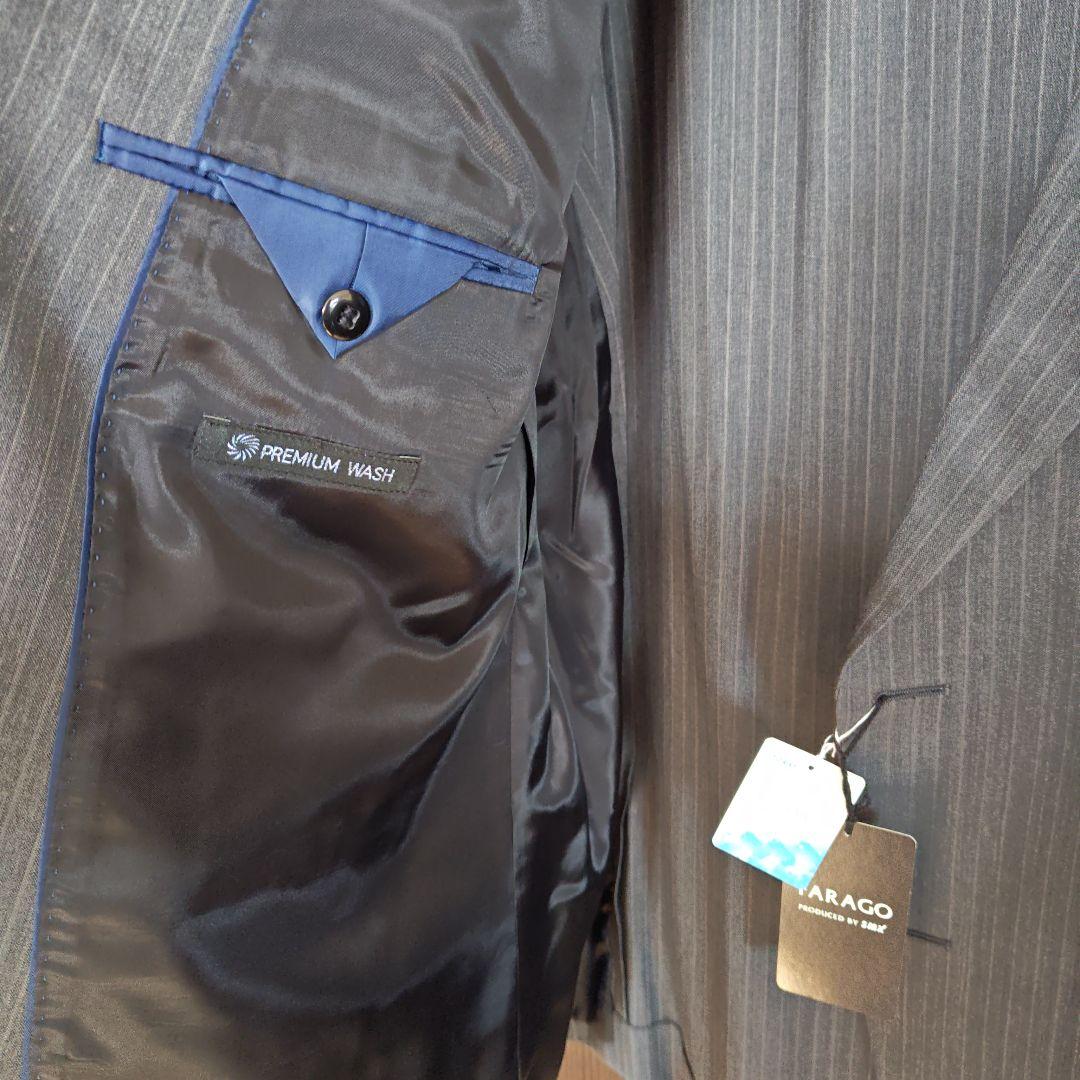 【新品未使用】大きいサイズ ２パンツ プレミアムウォッシュビジネススーツ ５L