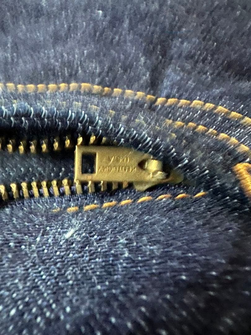 【美品】フラットヘッド Z3005 W36 濃紺 裾上げなし 新品ワンウォッシュ