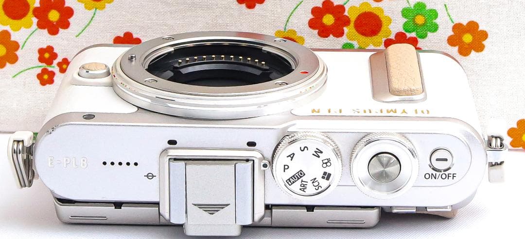 オリンパス E-PL8 ☆Wi-Fi＆自撮り可☆ミラーレス一眼☆ホワイトカラー