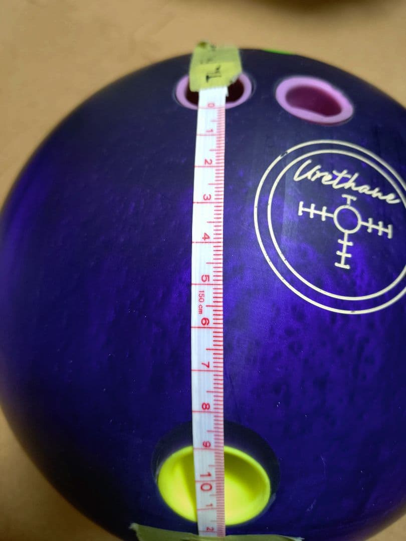 ボウリングボール14ポンド パープルバールウレタン