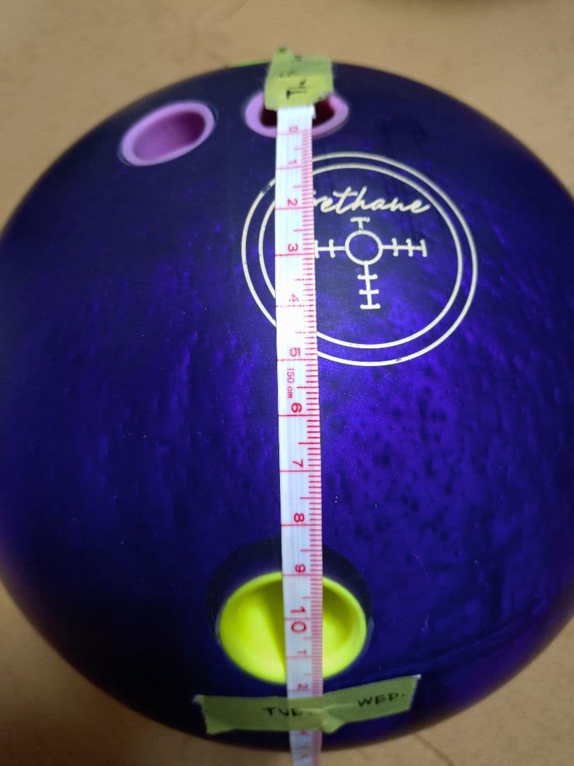 ボウリングボール14ポンド パープルバールウレタン