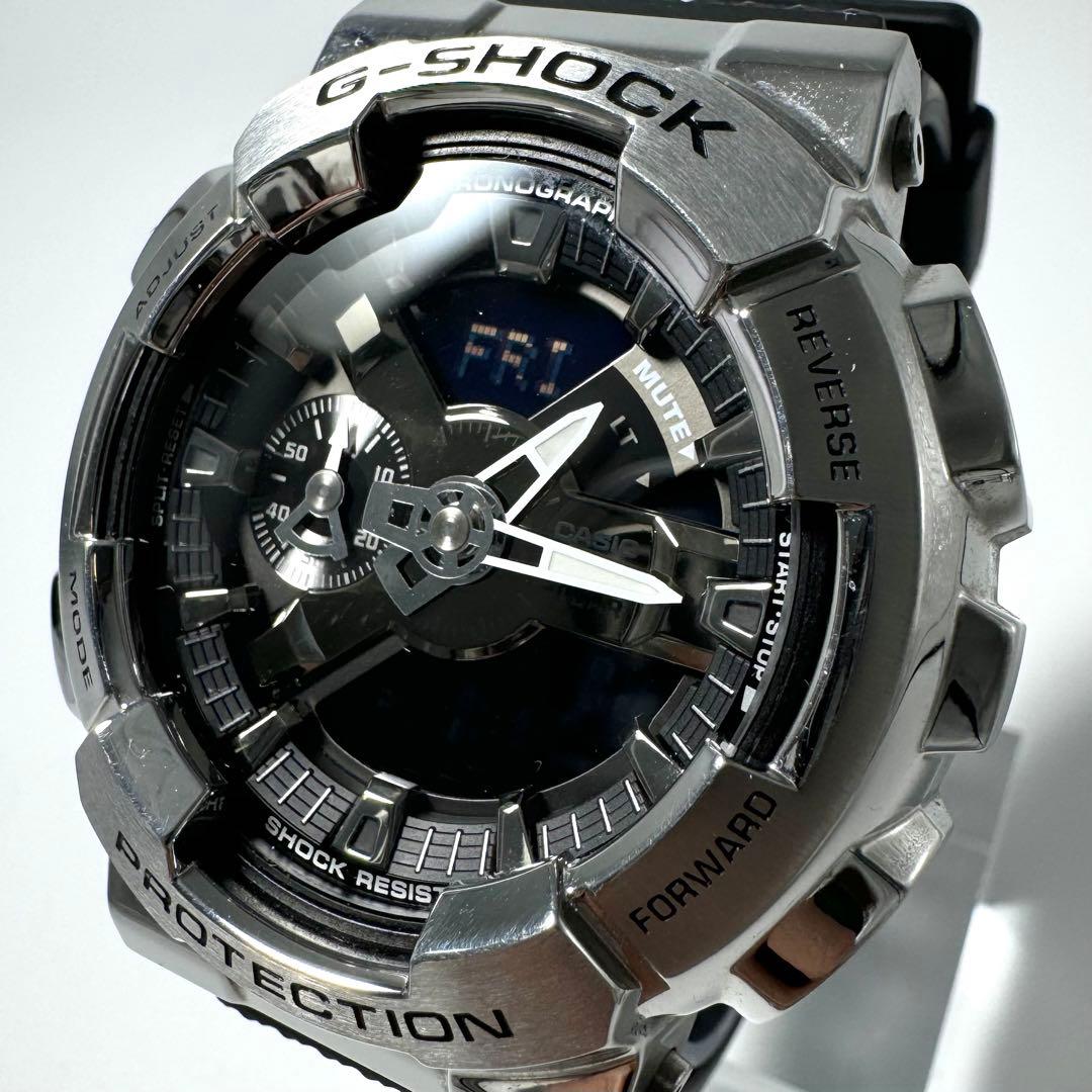 【稼動】CASIO G-SHOCK GM-110VB-1AJR メタル アナデジ
