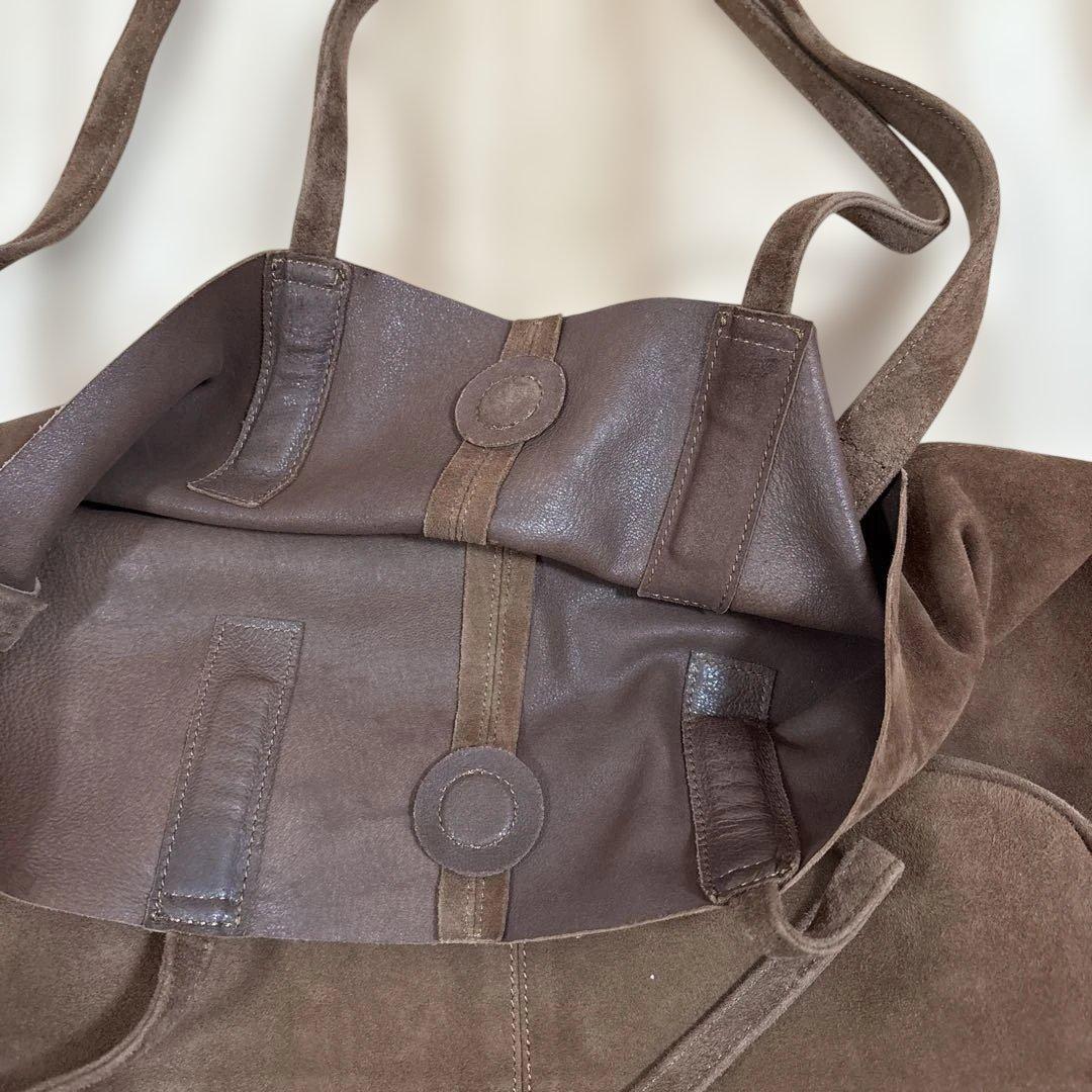 Morphée オイルスエードレザーバッグ Lサイズ