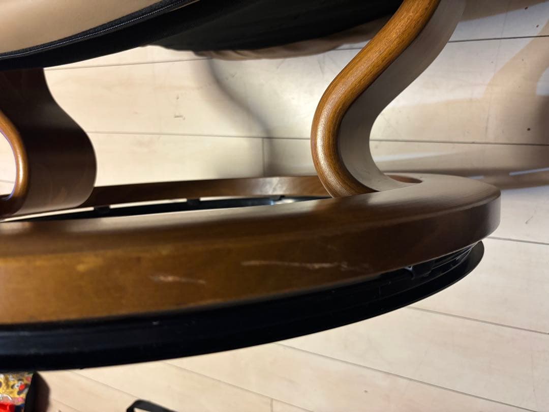 まことくん EKORNESストレスレスリクライニングチェア本革 オットマン