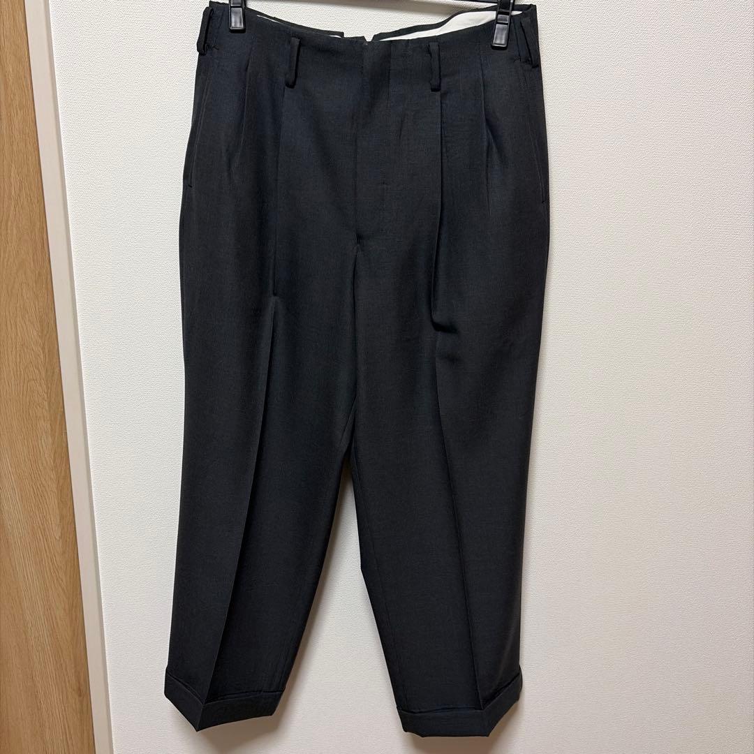 パンツ a.presse 24AW Wool Gabardine Trousers 2