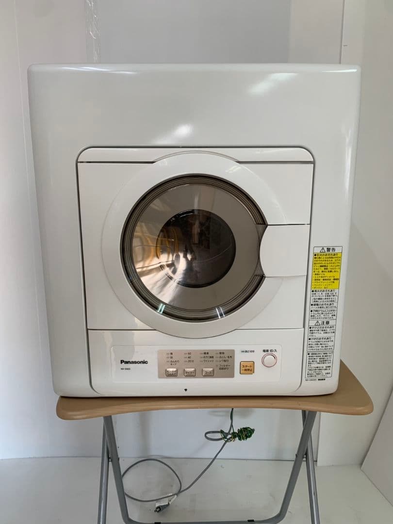 2023年製 パナソニック 電気衣類乾燥機 NH-D603-W　M2701