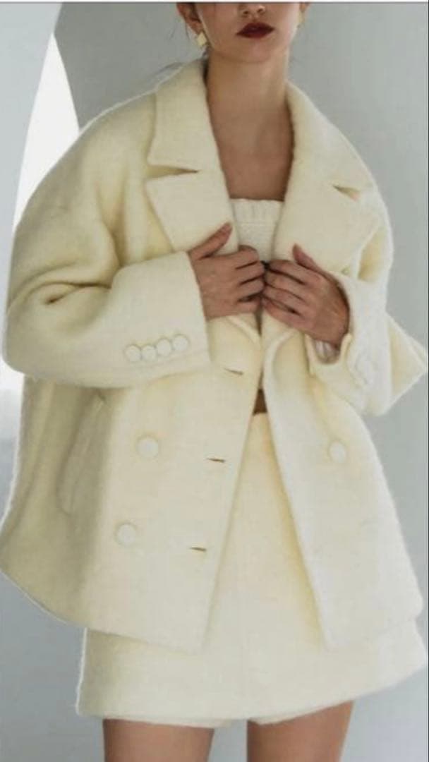 八尋♡シェリエ♡新品タグ付Handmadestitchwooljacket