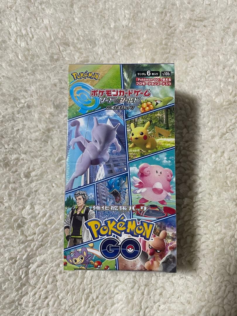 ポケモンカード　ポケモンGO BOX シュリンク付き　プロモカード5パック付き