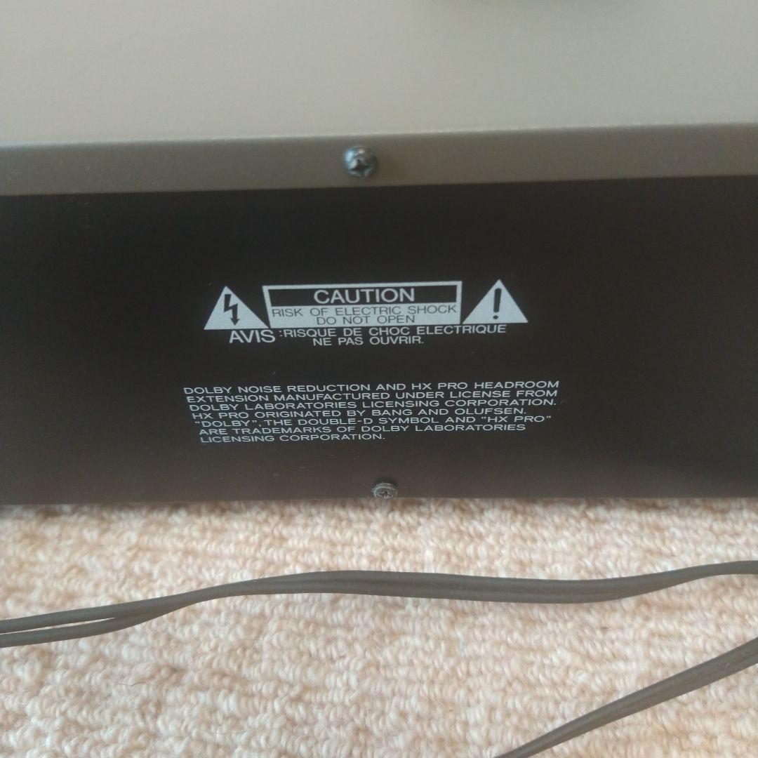 レトロ　TEAC W-860R ダブルカセットデッキ オーディオ　平成　90s