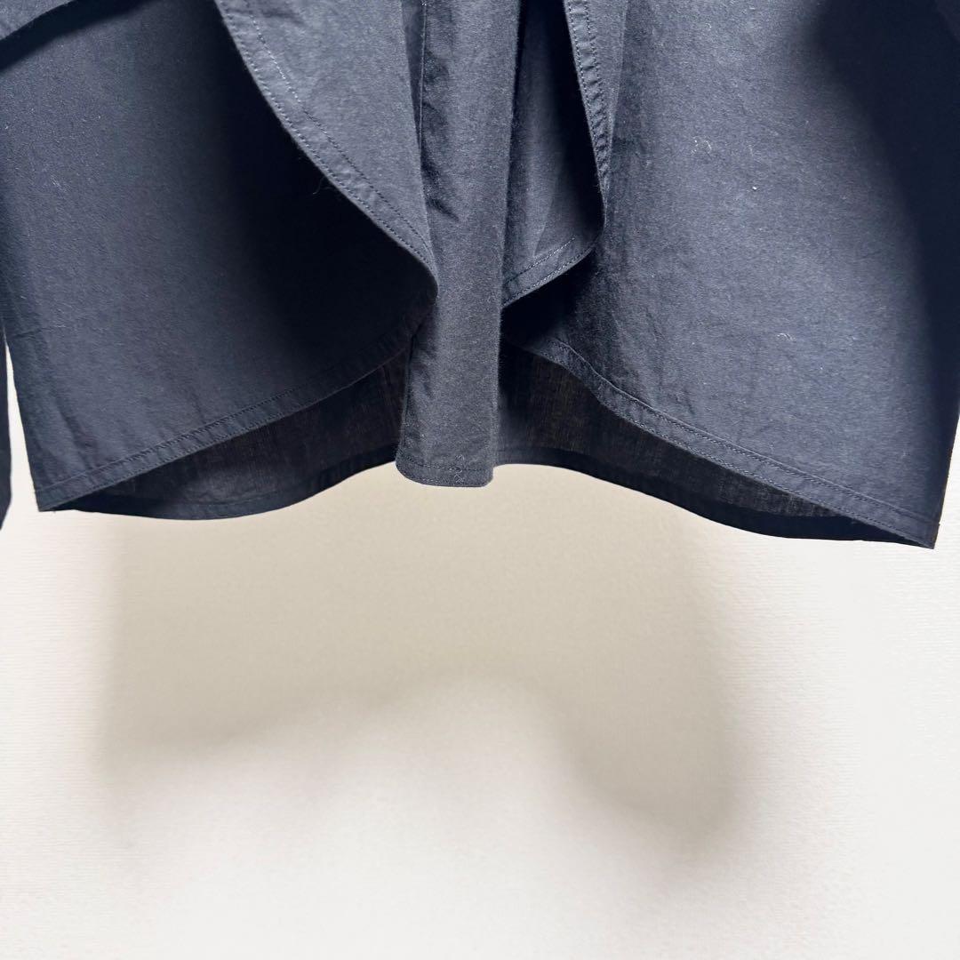 TICCA ティッカ コットン ハーブ シャツ ジャケット 黒 フリーサイズ