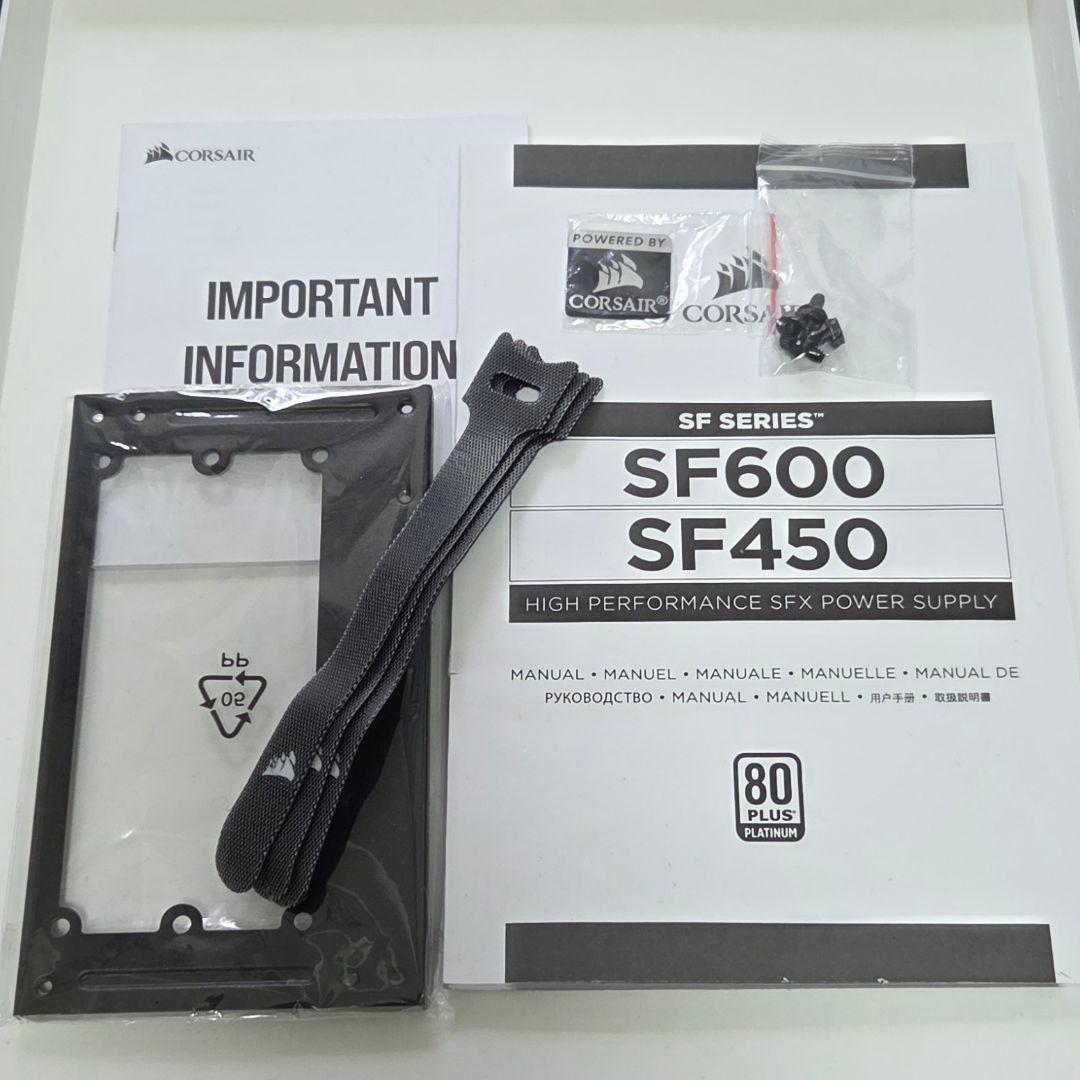 CORSAIR SF600 Platinum SFX電源