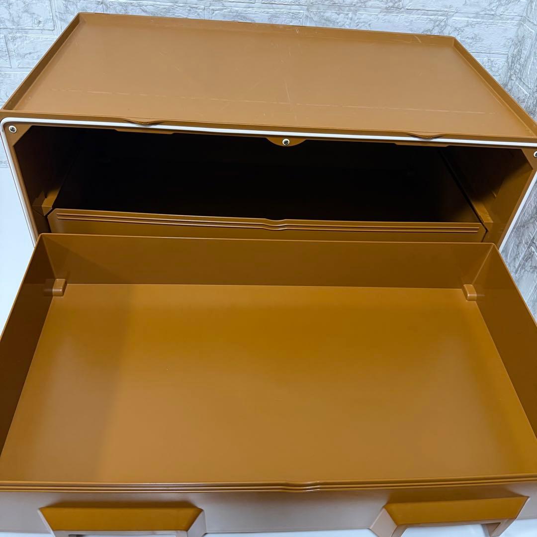 Tupperware タッパーウェア スーパーチェスト ワイド　引き出し　2段