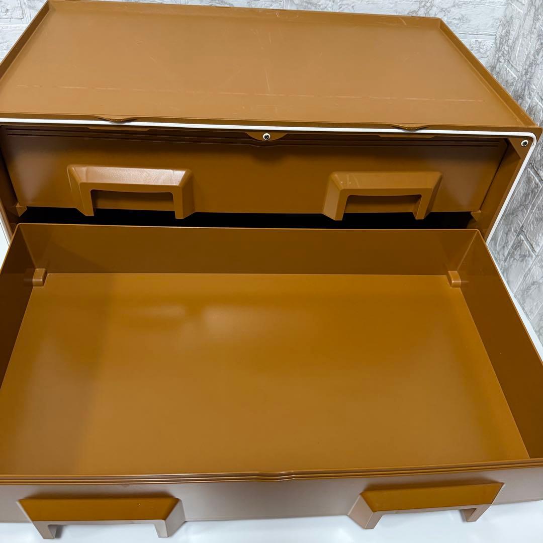 Tupperware タッパーウェア スーパーチェスト ワイド　引き出し　2段