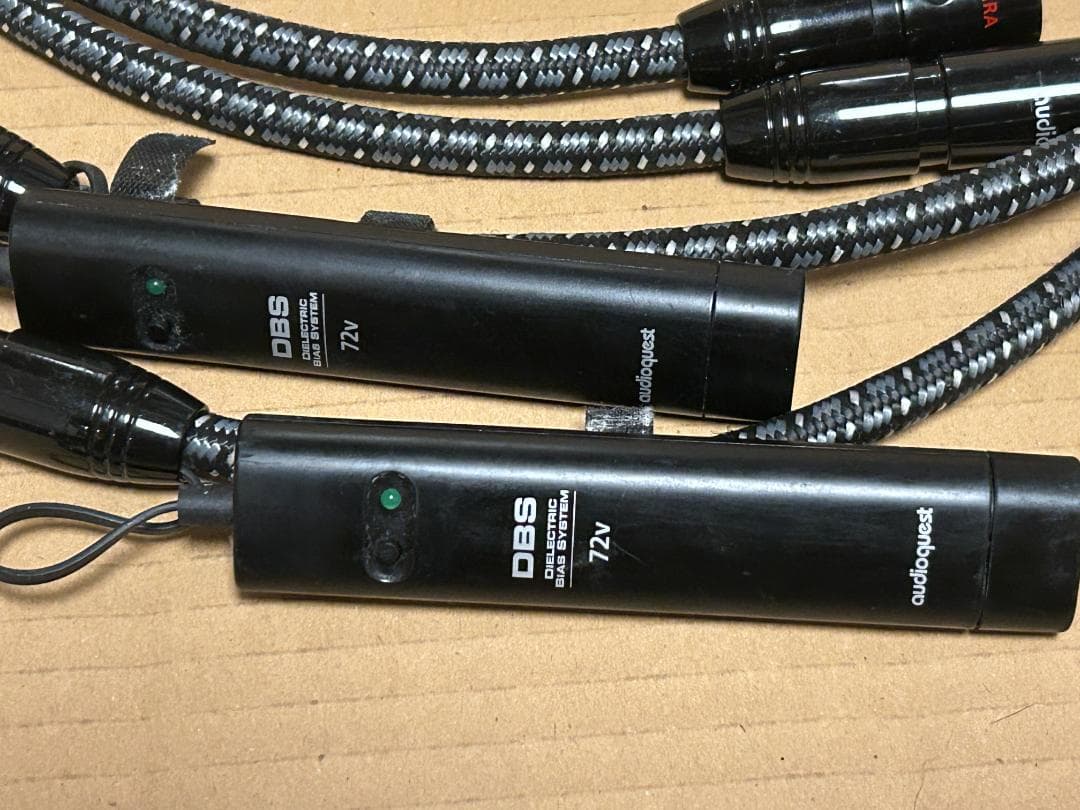 audioquest DBS 72V XLRケーブル 約1m　２本ペア訳あり品