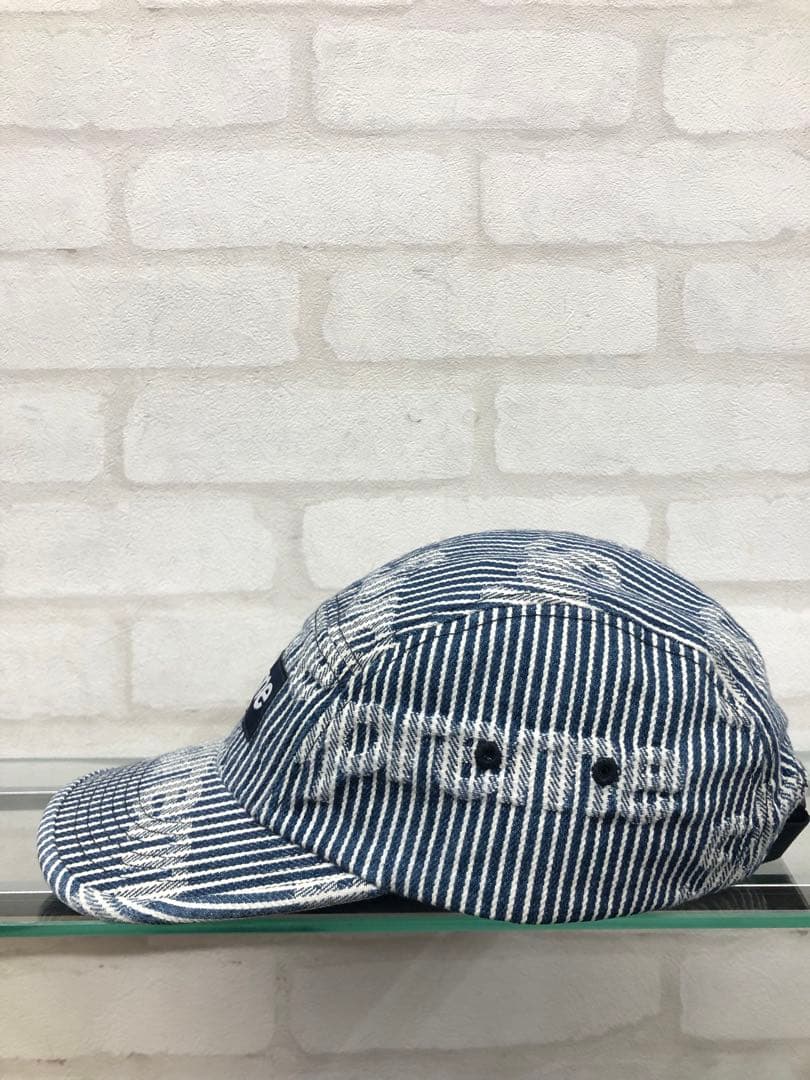 帽子 YOU Stripe Denim Camp Cap 24ss