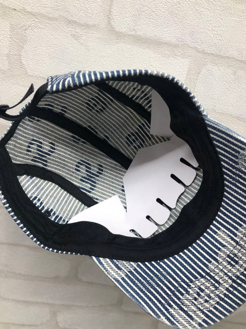 帽子 YOU Stripe Denim Camp Cap 24ss