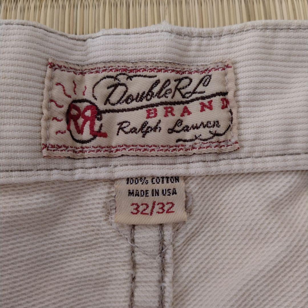 Double RL Brand チノパン ホワイト ピケパンツ