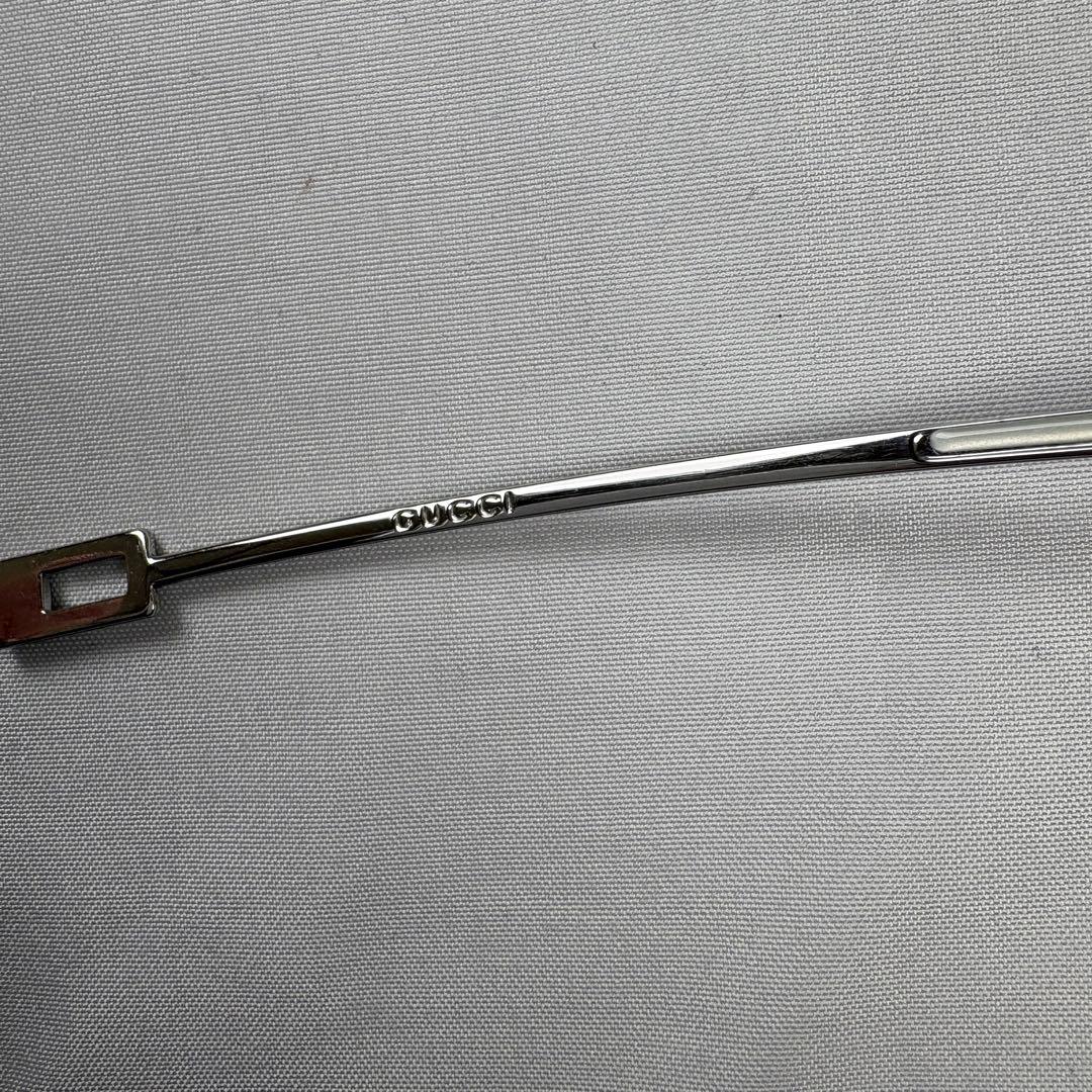 小物 GUCCI linestone rimless sunglasses