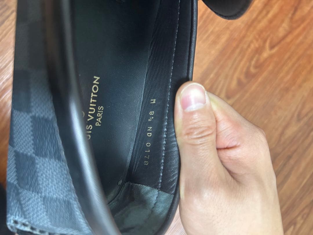 ルイヴィトン ダミエ ドライビングシューズ