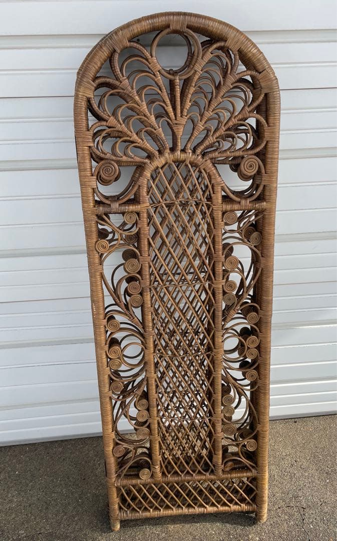 ビンテージ/ラタン/籐/籐家具/衝立/パーテーション/⑦
