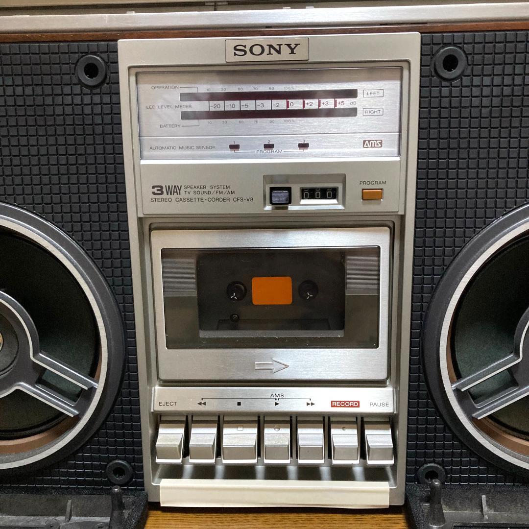 ソニー SONY ZILBA'P ジルバップ ラジカセ CFS-V8