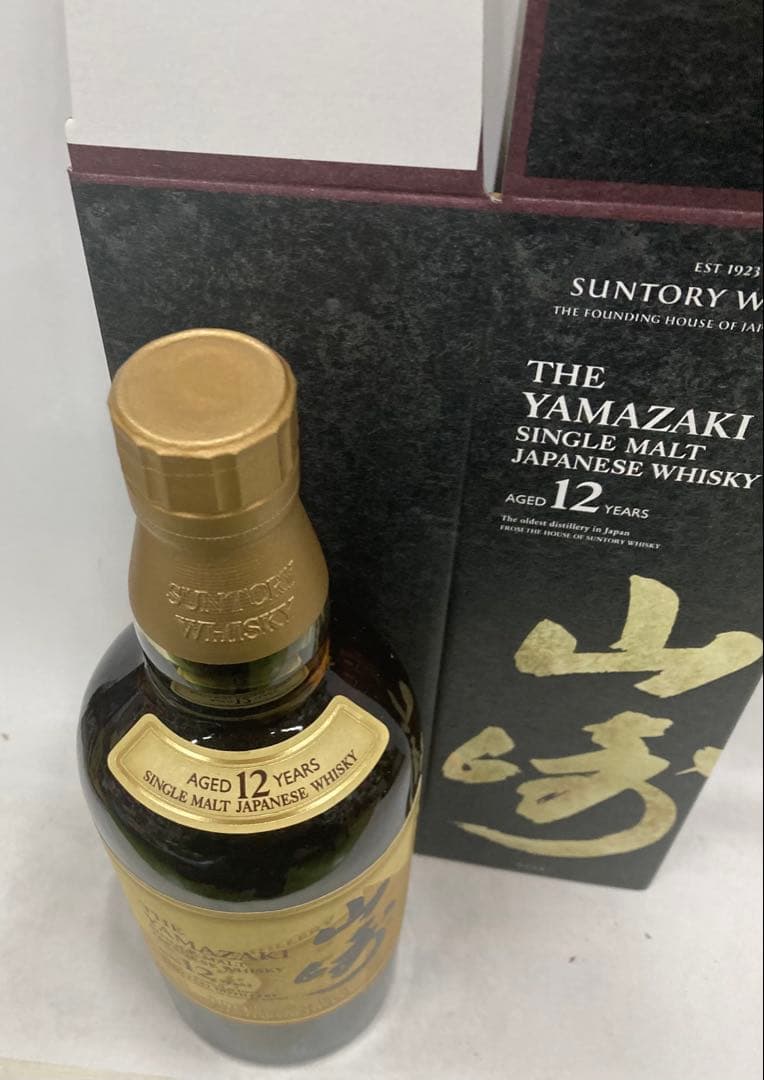 サントリー山崎12年100年周年記念ラベル(カートン付き)